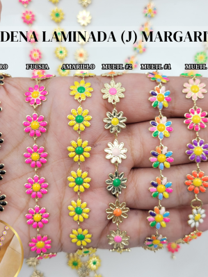 CADENA LAMINADA (J) MARGARITAS*MT