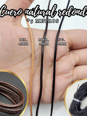 CUERO NATURAL REDONDO*5MT