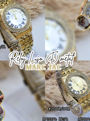 RELOJ LUJO (F) METAL