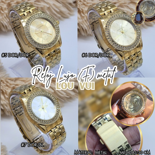 RELOJ LUJO (F) METAL - Imagen 5