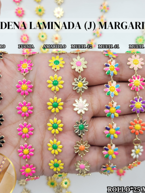 CADENA LAMINADA (J) MARGARITAS*ROLLO