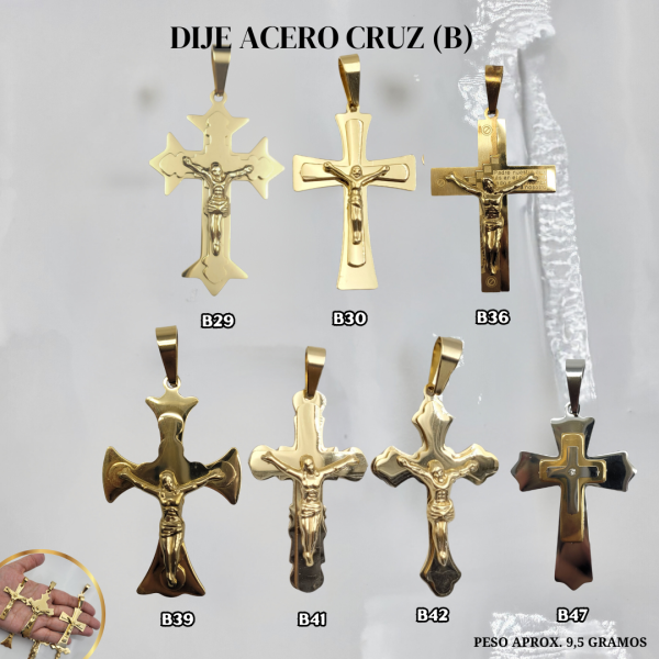 DIJE ACERO CRUZ (B) MD - Imagen 2