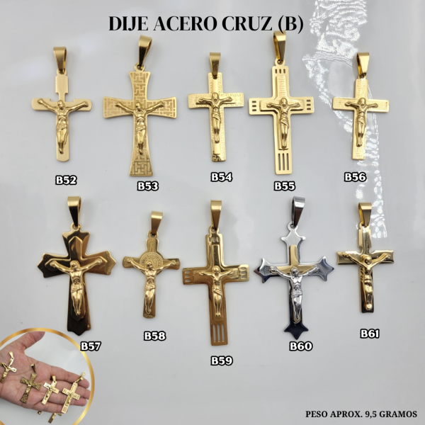 DIJE ACERO CRUZ (B) MD - Imagen 3