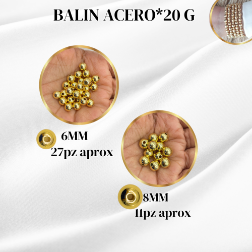 BALIN ACERO*20G