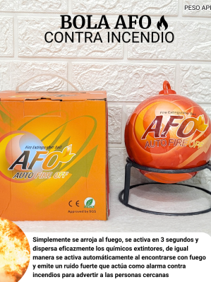 BOLA AFO CONTRA INCENDIO