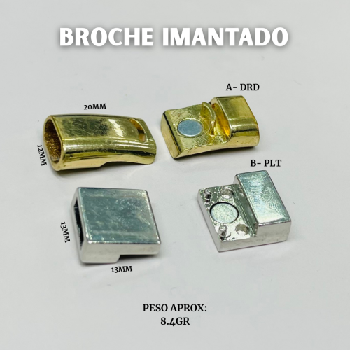 BROCHE IMANTADO GORDO10*5MM