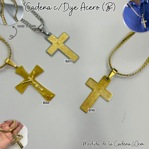 CADENA C/DIJE ACERO (B) - Imagen 10