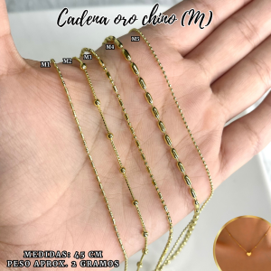 CADENA ORO CHINO (M)