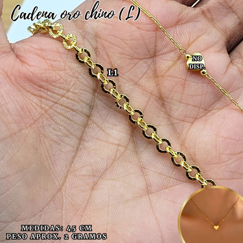 CADENA ORO CHINO (L)