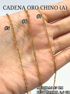 CADENA ORO CHINO (A)