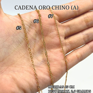 CADENA ORO CHINO (A)