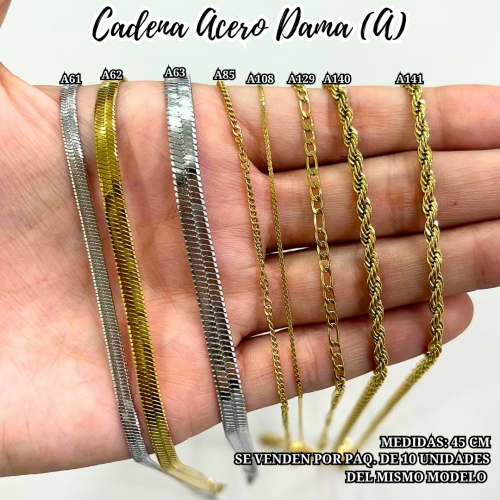 CADENA ACERO DAMA (A) (PAQ.10PZ) - Imagen 8