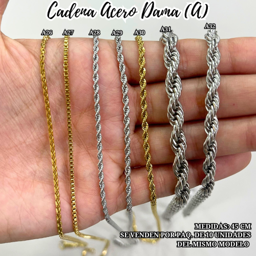 CADENAS ACERO DAMA (A) - Imagen 4