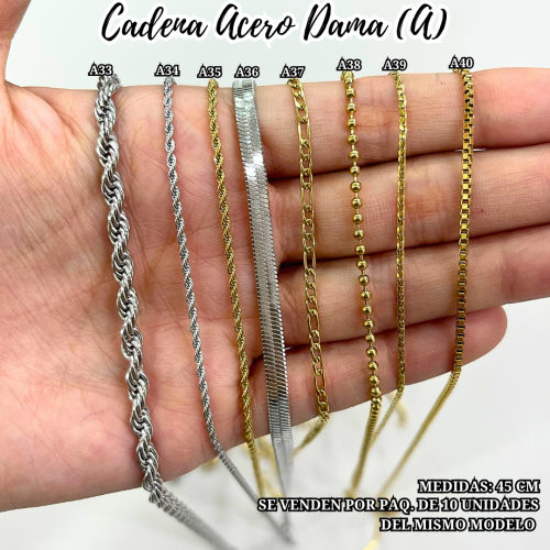 CADENAS ACERO DAMA (A) - Imagen 5