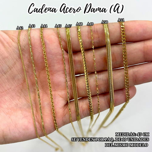 CADENA ACERO DAMA (A) (PAQ.10PZ) - Imagen 6