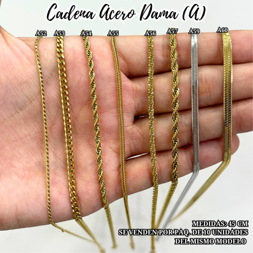 CADENA ACERO DAMA (A) (PAQ.10PZ) - Imagen 7