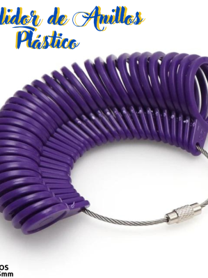 MEDIDOR DE ANILLOS PLÁSTICO