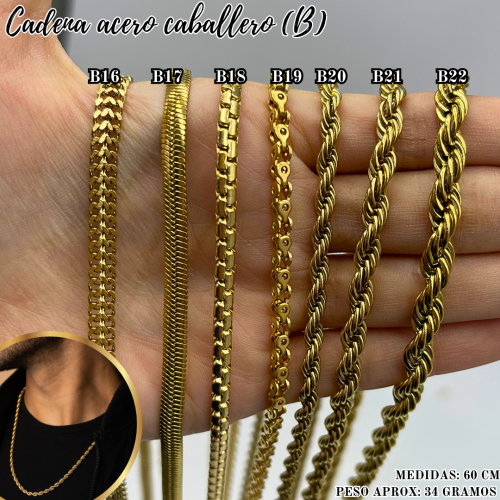 CADENA ACERO CABALLERO (B) - Imagen 3