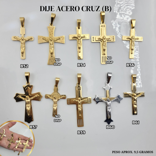 DIJE ACERO CRUZ (B) MD - Imagen 3