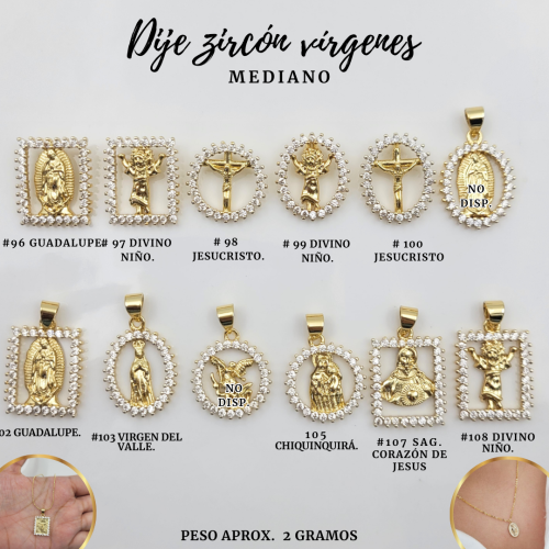 DIJES ZIRCON VIRGENES MED - Imagen 6