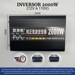 INVERSOR 2000W (12V A 110V)