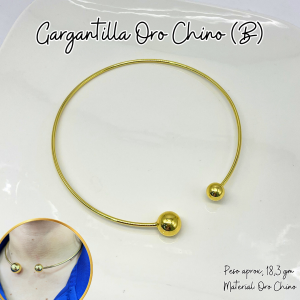 GARGANTILLA ORO CHINO (B)