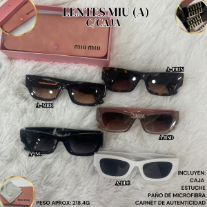 LENTES MIU (A) C/CAJA