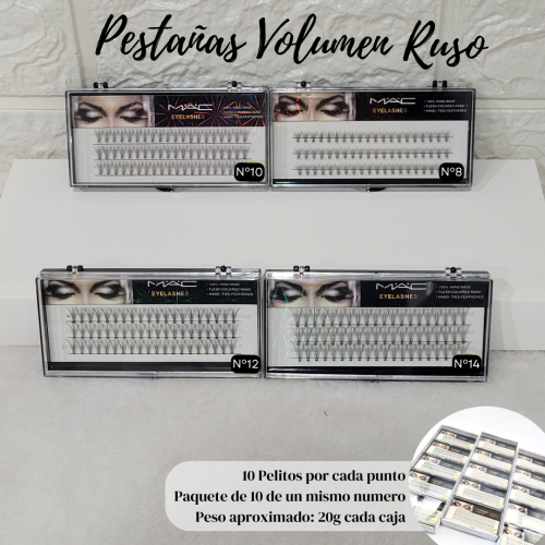 PESTAÑAS VOLUMEN RUSO - NG