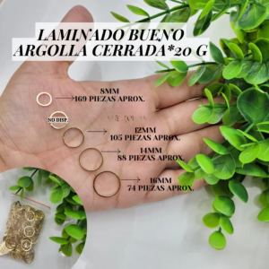 LAMINADO BUENO ARGOLLA CERRADA*20GR