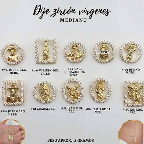 DIJES ZIRCON VIRGENES MED - Imagen 4