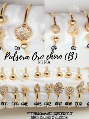 PULSERA ORO CHINO (B) NIÑA