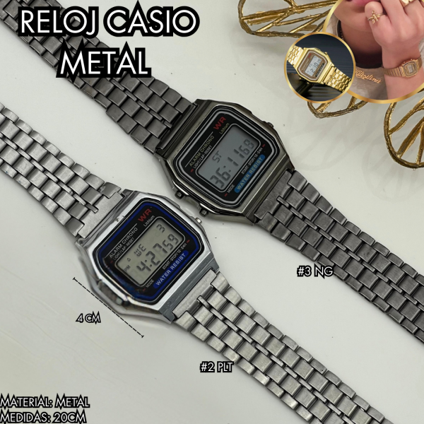 RELOJ CASIO METAL