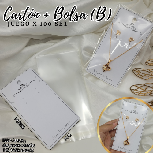 CARTON+BOLSA (B) JUEGO X100 SET