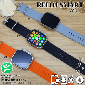 RELOJ SMART W8