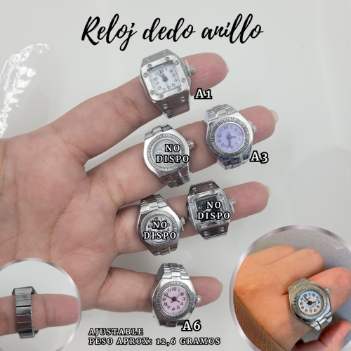 RELOJ DEDO ANILLO