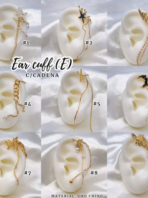 EAR CUFF (E) C/CADENA