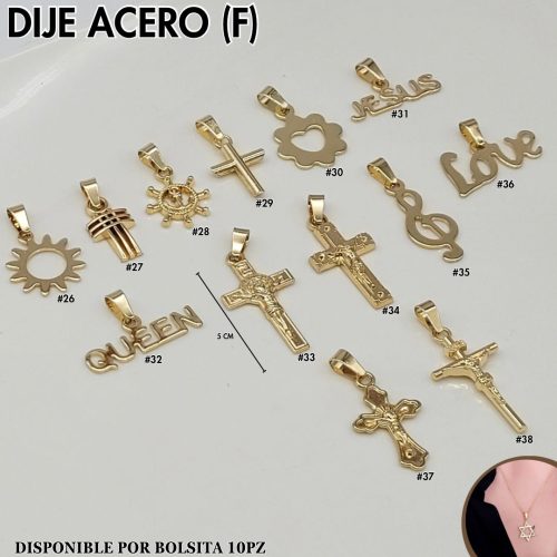 DIJE ACERO (F)*10PZ - Imagen 2