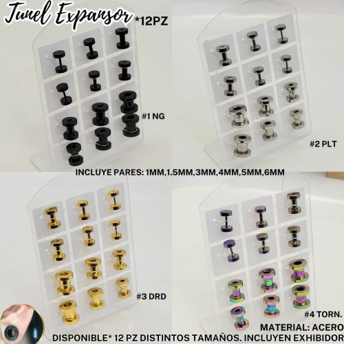 TUNEL EXPANSOR  (B)  C/EXHIBIDOR x12PZ