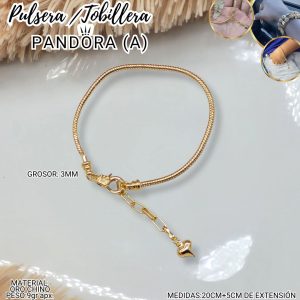 PULSERA/TOBILLERA PANDORA (A)