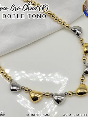 CADENA ORO CHINO (P) DOBLE TONO