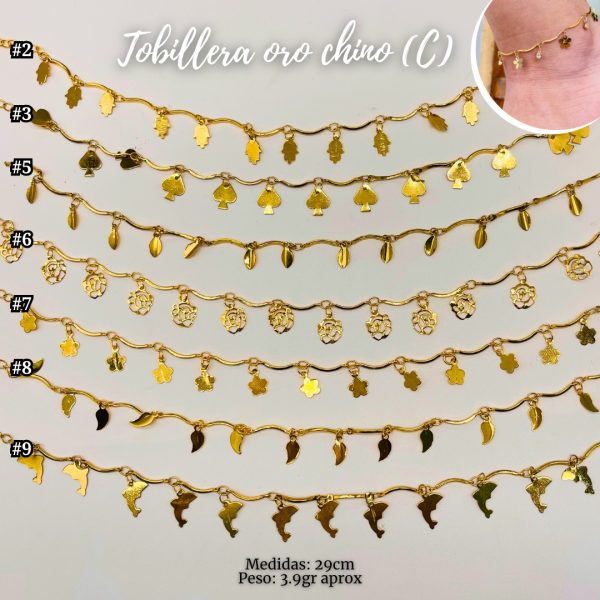 TOBILLERA ORO CHINO (C)