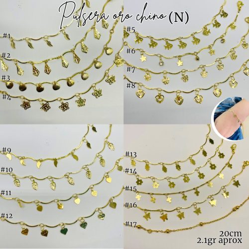 PULSERA ORO CHINO (N)