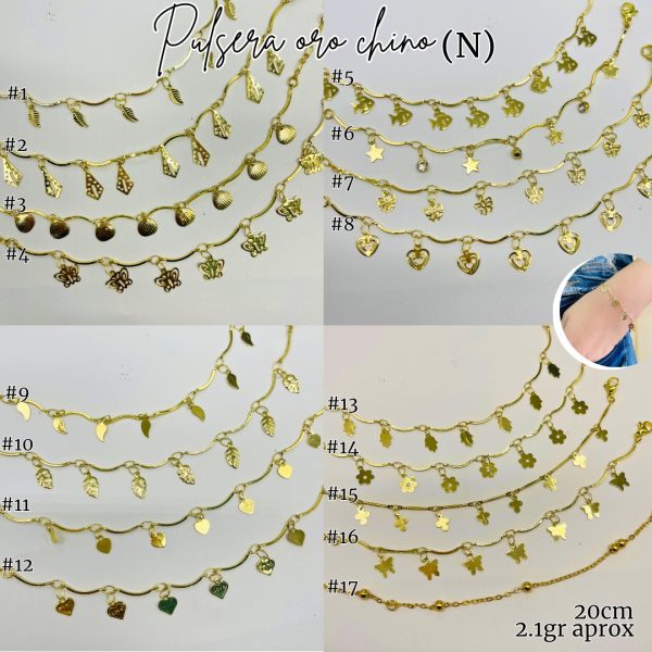 PULSERA ORO CHINO (N)