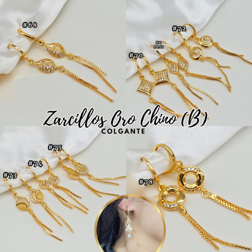ZARCILLO ORO CHINO (B) COLGANTE