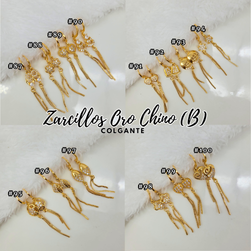 ZARCILLO ORO CHINO (B) COLGANTE - Imagen 3