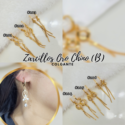 ZARCILLO ORO CHINO (B) COLGANTE - Imagen 4
