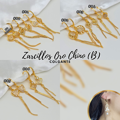 ZARCILLO ORO CHINO (B) COLGANTE - Imagen 2