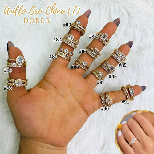 ANILLO ORO CHINO (I) DOBLE - Imagen 3
