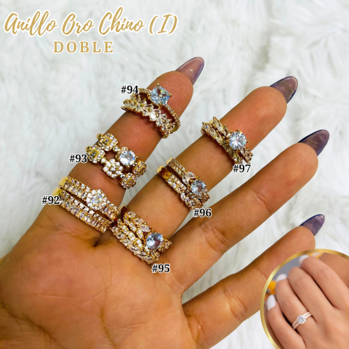 ANILLO ORO CHINO (I) DOBLE - Imagen 4