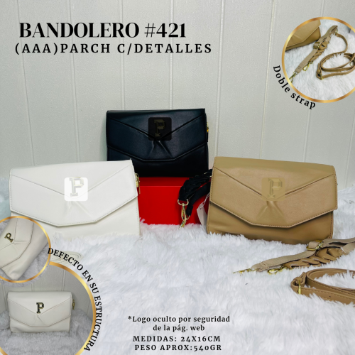 BANDOLERO  #421 PARCH C/DETALLES